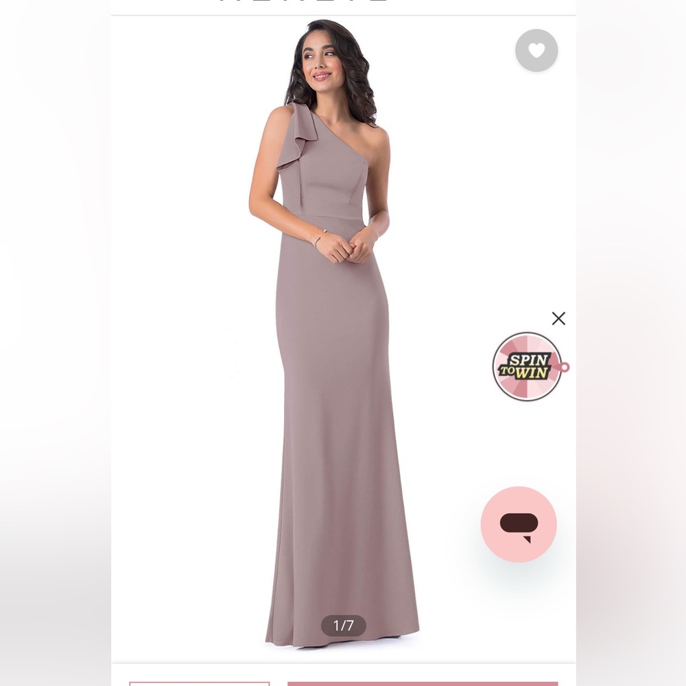 Dress color: vintage mauve